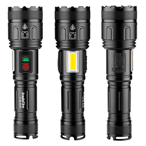 ไฟฉาย LED Lumen สูง500เมตร,ไฟฉายชาร์จ USB C 7โหมดไฟทำงาน COB พร้อมแบตเตอรี่ - Product Image 6
