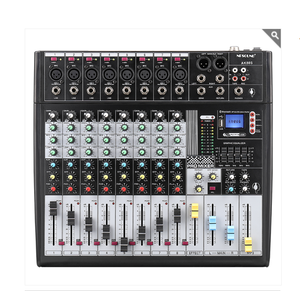 Profesyonel ses mikseri dahili 99 dijital efekt dijital müzik türleri 8 kanal ses konsolu mikser konsolu - Product Image 5