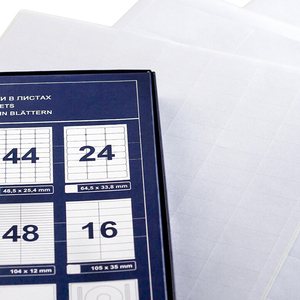 <span class=keywords><strong>A4</strong></span> Matte Sticker giấy tùy chỉnh Die cắt mã vạch nhãn 210x297 Laser/Máy in phun in ấn dính giấy cho Express bao bì - Product Image 2