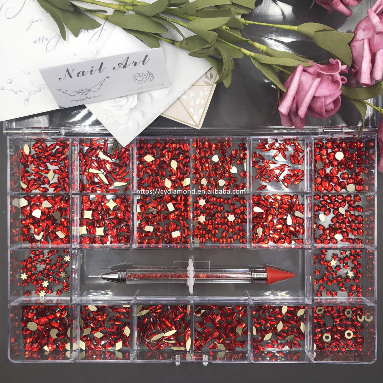 Siam Or Rouge Dos (Formes)-1000pcs