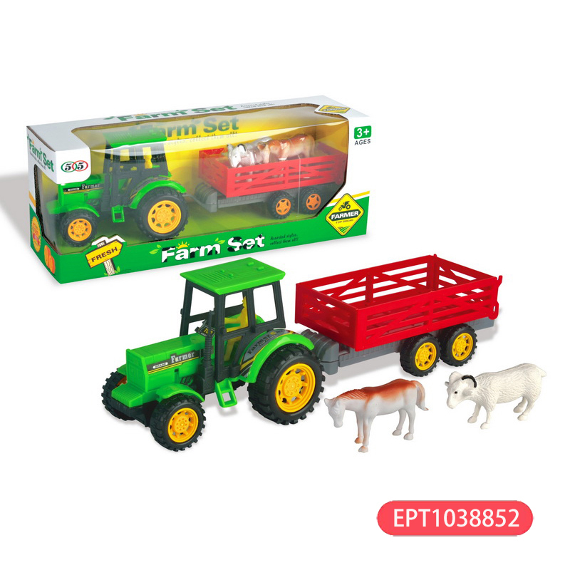 EPT1038852-Inertia fence farm car with goats&horses(72pcs/ctn)