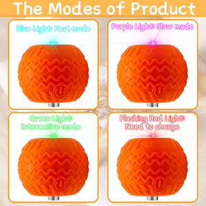 ZMaker <span class=keywords><strong>2025</strong></span> yeni interaktif kedi topu oyuncak kedi dönen top oyuncak 360 ° otomatik hareketli haddeleme topu oyuncak - Product Image 5