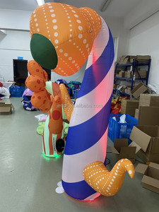 Hoa Bơm Hơi Đầy Màu Sắc Với Đèn LED Nụ Bơm Hơi Để Trang Trí Tiệc - Product Image 3