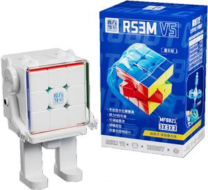 RS3M V5 3x3x3スピードキューブステッカーレスプロボールコアUV Maglevマジックキューブロボット3Dパズルマジックトイ子供 & 大人用 - Product Image 6
