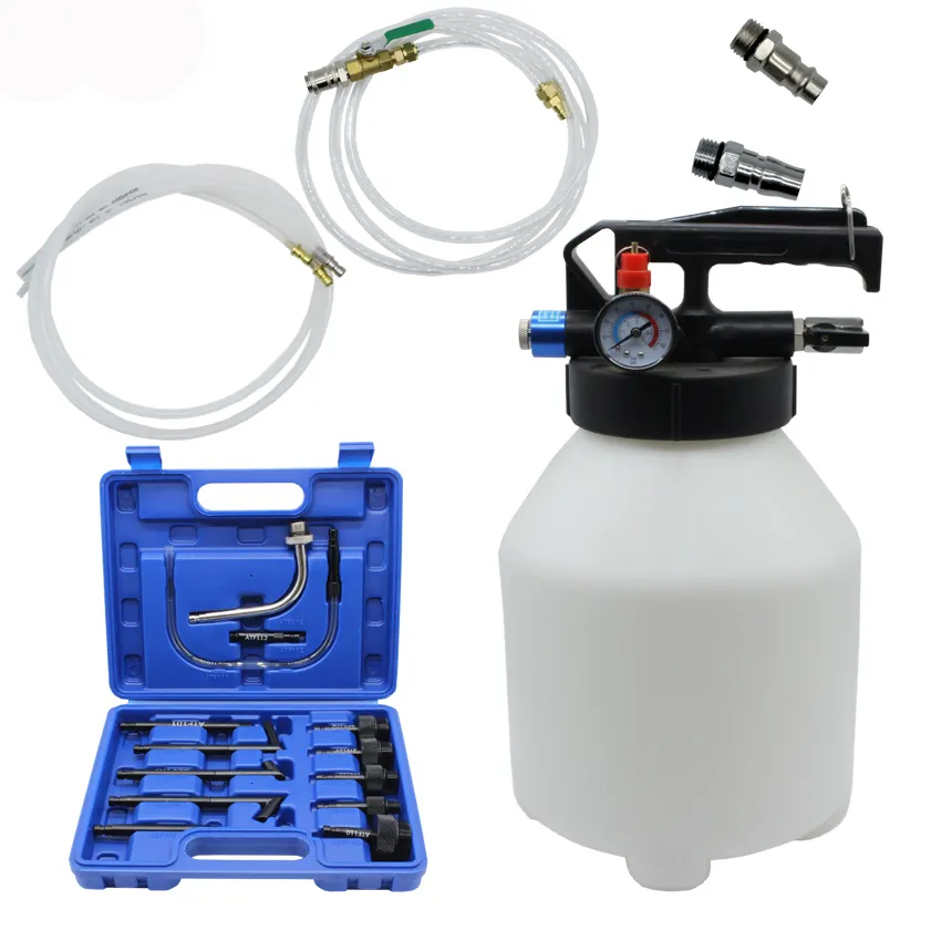 Distributeur d'huile automatique pneumatique, 5 l, 6L, changeur de fluide, distributeur d'huile, adaptateurs du système de remplissage ATF