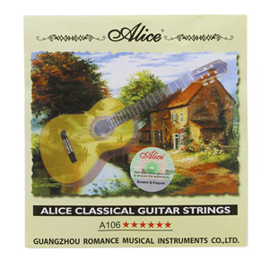 Alice-cuerda de guitarra clásica A106, juego de seis cuerdas de nailon, cuerdas de tensión - Product Image 4