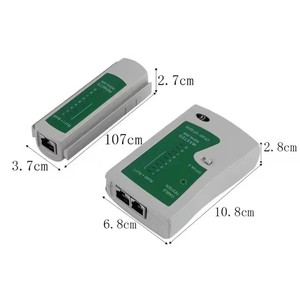 Probador de Cable Lan de red multifunción portátil para RJ11 Cat5 RJ45 Cat6 UTP probador de Cable de red de teléfono herramienta probador de Cable