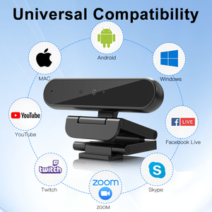 Windows Hello Face ID WebCam 2MP P مكالمات فيديو USB عالية الدقة بالكامل والنوافذ مرحبا Sing-in & Unlock - Product Image 2