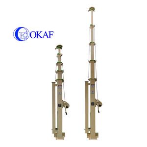 Bán chạy nhất xách tay Kính thiên văn mast 10m di động Viễn Thông tháp và Kính thiên văn Antenna mast - Product Image 2