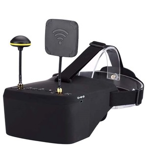 EV800D 5.8G 40CH çeşitlilik FPV gözlük 5 inç 800*480 Video kulaklık HD DVR pil inşa - Product Image 1