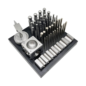 Kinway profesyonel takılar araçları 29 adet Dapping blok ve Punch seti takı yapma ve METAL SMITH Dapping ve Doming blokları - Product Image 2