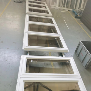 Hotian Classic Upvc Single Sliding <strong>Window</strong> with Grid Customized Size and Function Manufacturer Vinyl Fiberglass Screen
