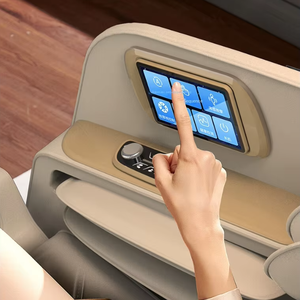 VCT-S80 moderne KI-Sprach steuerung 12 Programme Schwerelosigkeit Touchscreen-für Körper Fußhals pflege Leder 3D Jade Massage stuhl - Product Image 5