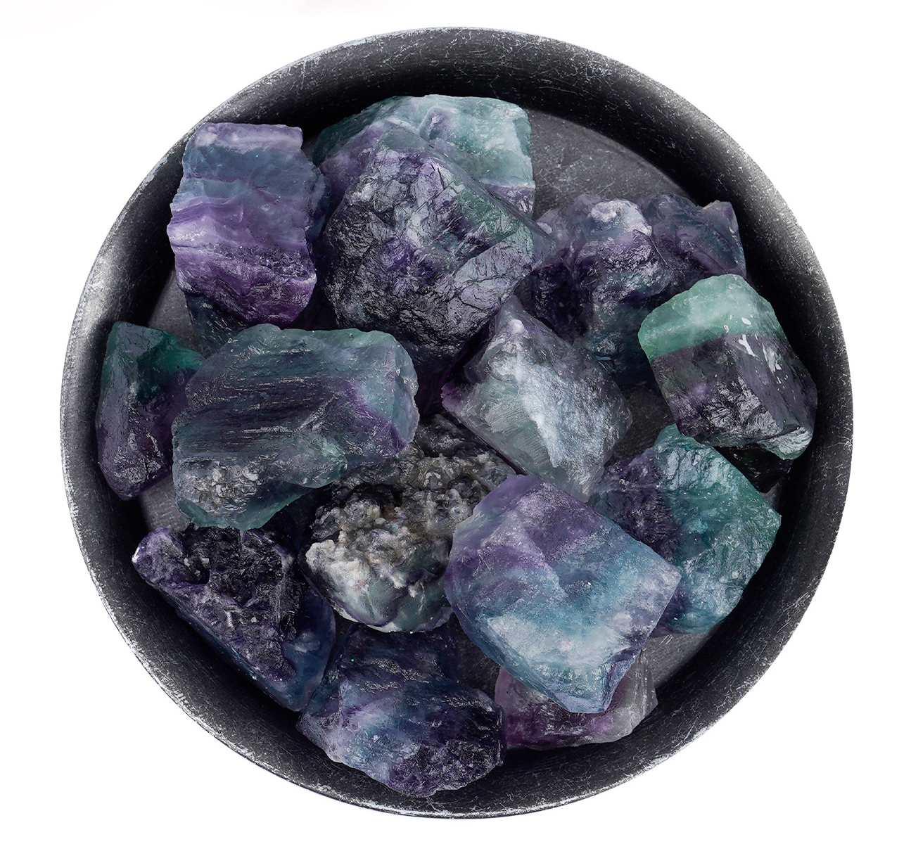Fluorite colorée