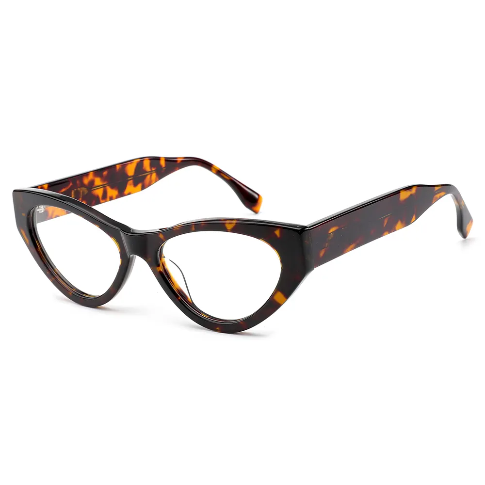 MB-1209-A نظارات بصرية بإطار من مادة الأسيتات بعيون القطة بعلامة تجارية مخصصة من المصنعين بالصين