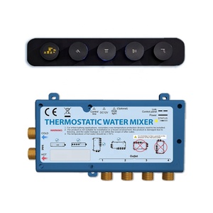 Hệ thống van trộn phòng tắm kỹ thuật số điều khiển nhiệt độ bằng ứng dụng WiFi nhà máy Stepon, OEM, ODM, bộ sen tắm âm tường - Product Image 2