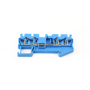 Bloque de terminales de riel DIN, conector rápido de doble capa, bloque de terminales de resorte enchufable, 1 unidad - Product Image 5