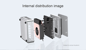2025 Zkmagic New F3M Mini PC AI Ultra 7 125H 3.8GHz up to <strong>4</strong>.8GH Mini Computer 512GB 1TB SSD M.2 2280 PCIE*2 Windows11 Desktop PC - Product Image 5