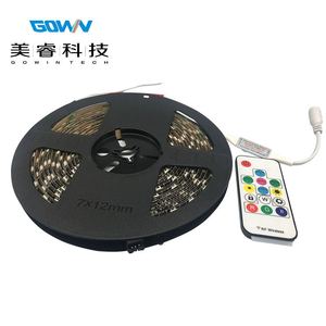 智能5V 12v远程发光二极管变色灯，带WS2812B IP65发光二极管SMD5050发光二极管条，用于发光二极管电视背光 - Product Image 2