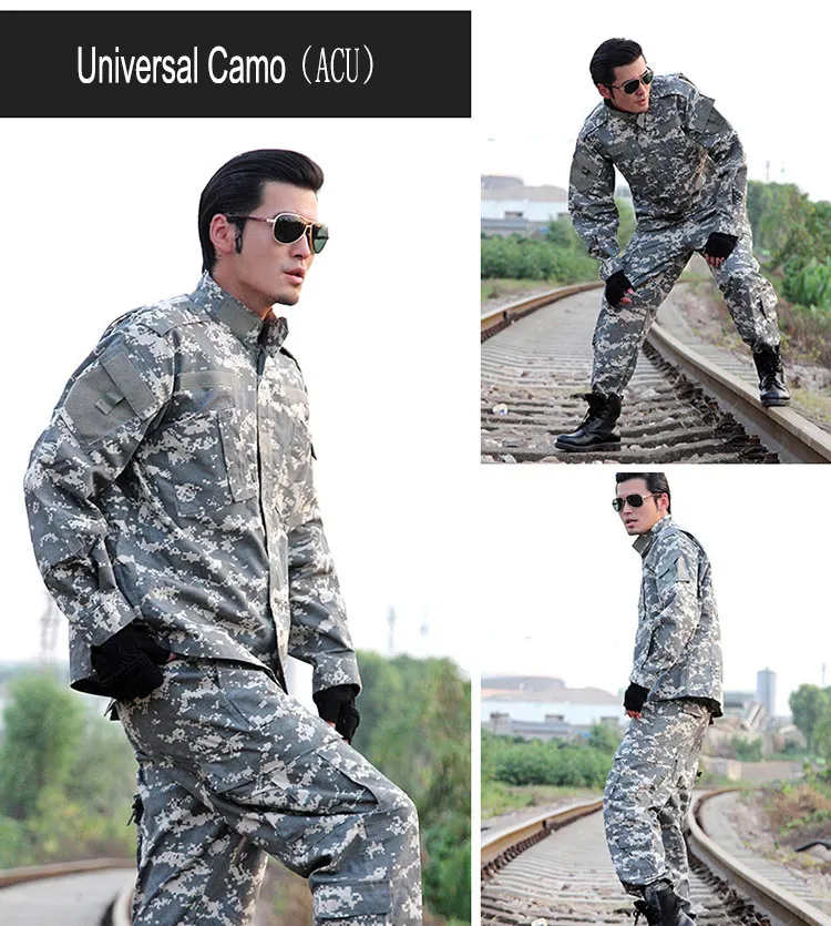 Savaş üniforma UCP Camo ceket ve pantolon üniforma