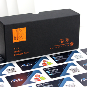 批发豪华名片定制塑料身份证PVC VIP全息金箔会员卡带压花LOGO - Product Image 6