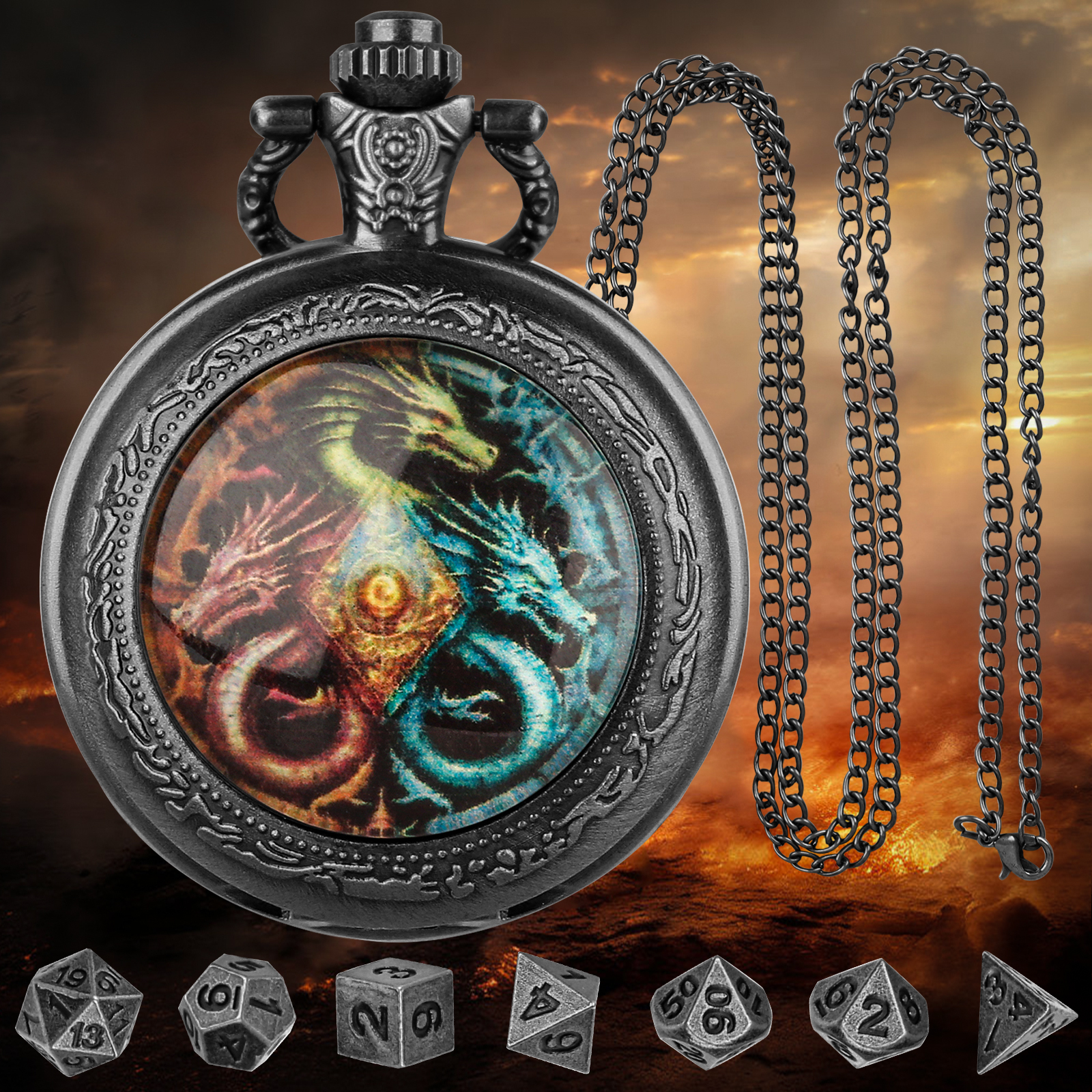 Dragon fixe - Noir