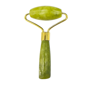 Toptan doğal yüz için alet takımı ve yeşim rulo yüz için gerçek doğal taş güzellik yeşim yüz silindir masaj aleti yüz - Product Image 6