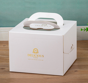 Sinh Thái Thân Thiện Với Thấp Moq Bán Buôn Giấy Bánh Hộp Với Xử Lý Bánh Sinh Nhật Bao Bì Hộp Với Cửa Sổ - Product Image 4