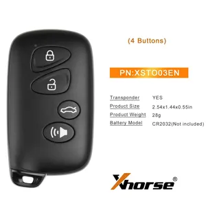 XHORSE XSTO03EN XM38 chiave intelligente per Toyota stile universale Smart telecomando 4 pulsanti per VVDI2/VVDI strumento chiave versione inglese - Product Image 2