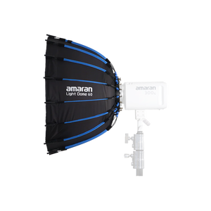 โคมไฟโดมทรงกลมสำหรับ Amaran 60cm, ตัวปรับแสงไฟอ่อนวัสดุอลูมิเนียมใช้ไฟ LED