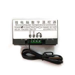 W3230 Mini controlador de temperatura Digital AC 110V 220V termostato regulador calefacción refrigeración Control termorregulador con Sensor