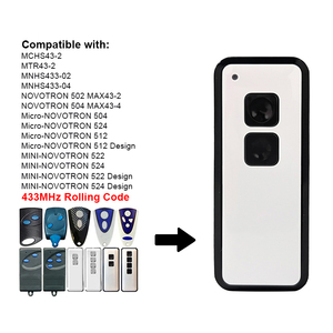 NOVOFERM MINI-NOVOTRON 522 524ガレージドアリモートコントロールオープナー433.92MHzローリングコードゲートキーフォブ送信機司令官 - Product Image 2