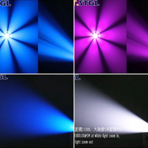 Ad alte prestazioni 250W LED 3-in-1 testa mobile fascio di luce DMX 512 controllato per DJ discoteca teatro concerto discoteca - Product Image 2