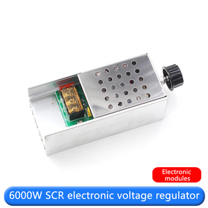 6000W SCR電子電圧レギュレーター調光速度制御ハウジング付き温度制御 - Product Image 2