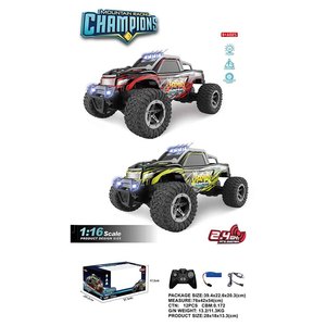 Coche de control remoto de alta velocidad de 4 canales de 2,4 GHZ, juguetes todoterreno, coche RC a escala 1/16 para niños - Product Image 6