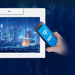 Киоск Smart 10,1 "Touch POE NFC 4G 4GB 4-ядерный L-образный планшет Android коммерческое цифровое меню POS бизнес настольные планшеты ПК - Product Image 3
