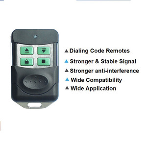 Codice di composizione Wireless RF telecomando per porta del Garage 4 pulsanti 433MHz telecomando automatico porta personalizzato