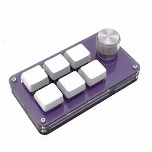 マルチキーコンビネーションカスタム6ボタン1ノブ有線ミニキーボードショートカットキーeスポーツゲームメカニカルホットスワップキーパッド - Product Image 2