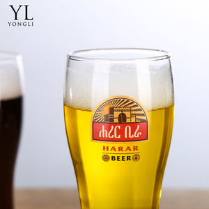 クラシック10オンス16オンスクラフトガラス製品カップ4個セットパーソナライズされたビールマグ虹色の小麦ビールカップビールガラス昇華 - Product Image 4