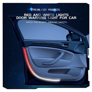 Door Open Warning <strong>Led</strong> Lights Sequential Flow Decorative Light Strip Universal <strong>Red</strong> and White <strong>LED</strong> Strobe Warning Lights - Product Image 3