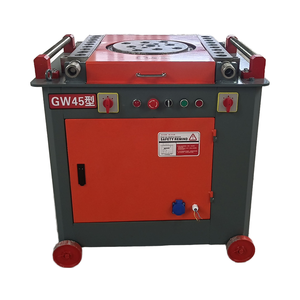 GW45C เครื่องดัดแท่งกึ่งอัตโนมัติ4-32มม. เครื่องดัดเหล็กเส้นเครื่องดัดอลูมิเนียมท่อสแตนเลส - Product Image 1