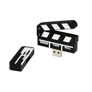 卡通电影隔板设计u盘1GB至32GB记忆棒，带2.0和3.0 u盘库存笔驱动器