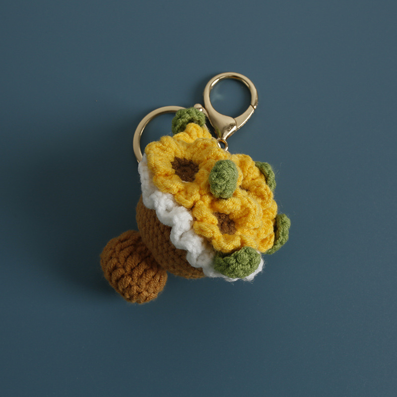 Sunflower bouquet pendant