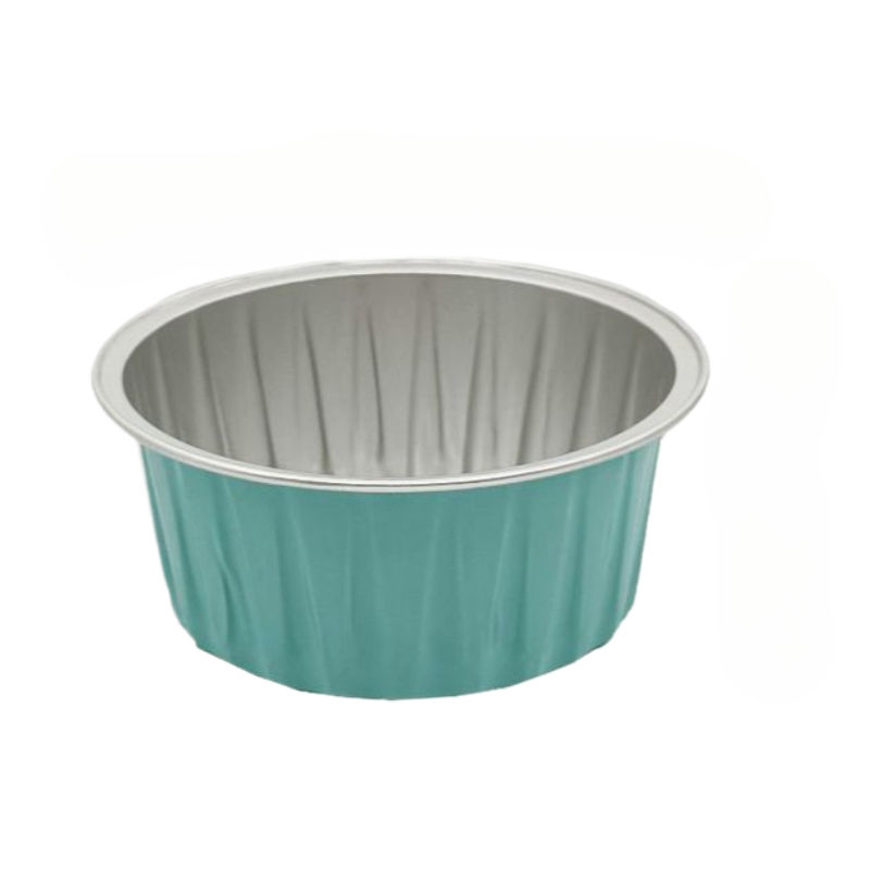 ถ้วยกลมสีฟ้า 125ml(10 ชิ้น/ชุด ไม่มีฝาปิด)