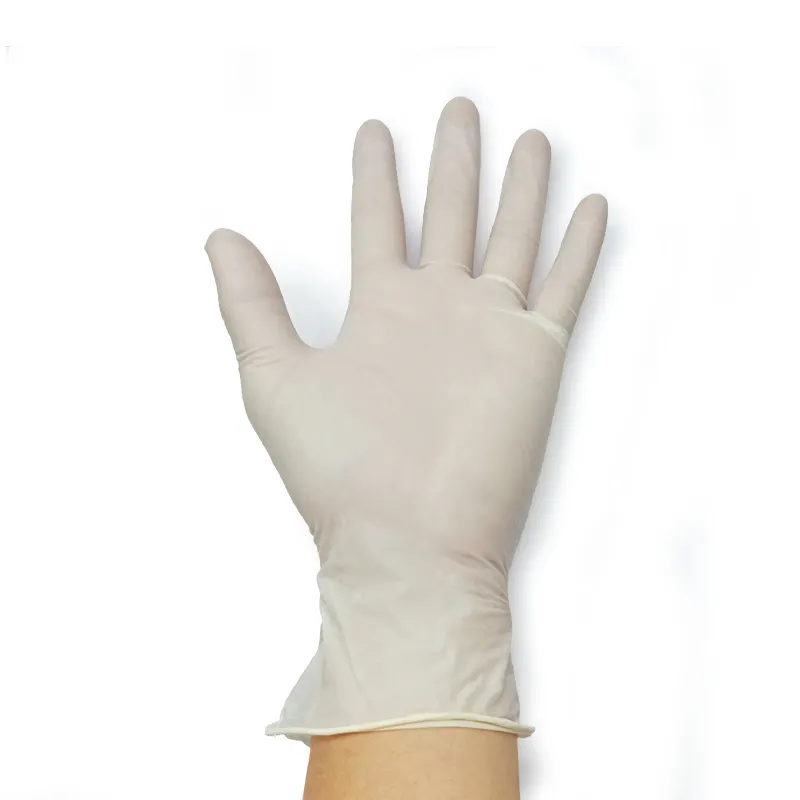 Novatex-guante de látex para examen, hecho de látex de goma para la mano con secciones separadas para cada uno de los dedos, superventas