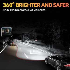 Yüksek güç 120W araba LED far ampulü H27 H4 9005 araç aydınlatma sistemi, için evren Ecosport d-max modelleri - Product Image 5