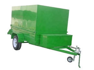 工厂制造出售重型箱子拖车 CT0080G 与工具箱 - Product Image 2