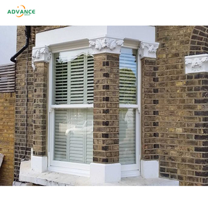 Kasırga ses geçirmez termal mola UPVC amerika Windows çift bölmeli pencere ekran pencere ile çin üretici - Product Image 1