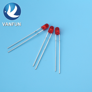 Vanfun Professional 5V Max LEDダイオード逆ボルタ穴ケース3mmサイズ信号照明用赤色LEDアプリケーション - Product Image 4