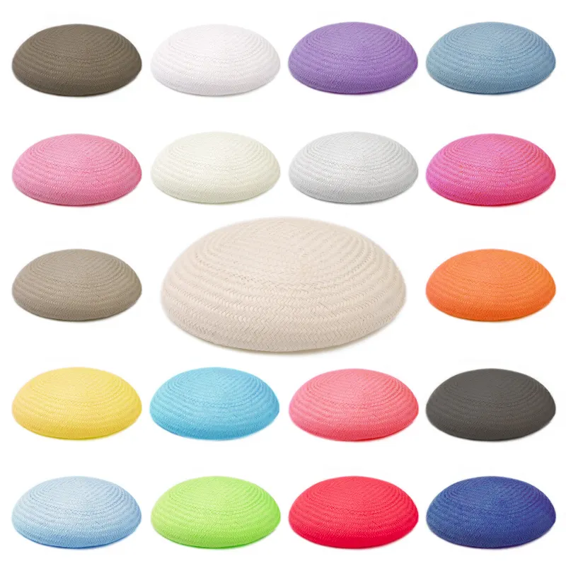 Mini chapeau pour femmes, 16 couleurs, Base de chapeau Sinamay, fascinateurs pour femmes